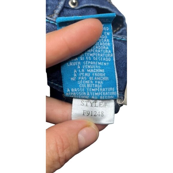 WannaBettaButt?‎ Womens Jeans Size 11 Dark Wash Denim Slimming Fit Stretch Pants - Picture 8 of 10